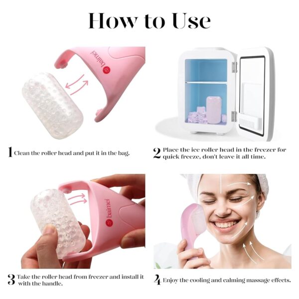 BAIMEI IcyMe Ice Roller for Face Women and Gua Sha Facial Tool Set, - Image 2