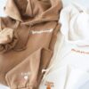 Custom Embroidered Hoodie for Couples Gifts, Personalized Boyfriend Girlfriend Sweatshirts - Image 2